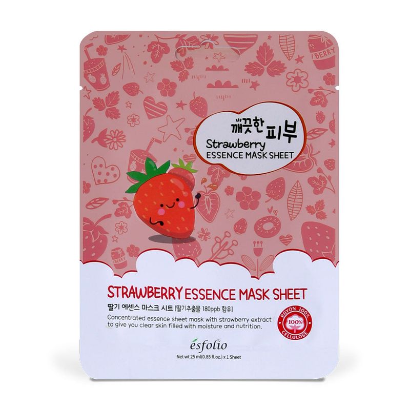 Esfolio Strawberry Essence Mask Sheet 25ml
